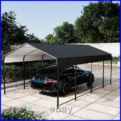 12x20 FT Metal Carport Canopy Galvanized Roof Outdoor Garage Car Shelter Shade