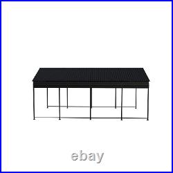 12x20 FT Metal Carport Canopy Galvanized Roof Outdoor Garage Car Shelter Shade