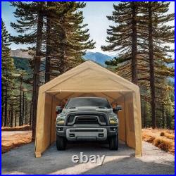 12x20 FT Outdoor Portable Garage Heavy Duty Ventilated Canopy Carports for Cars