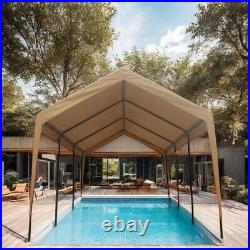 12x20 FT Outdoor Portable Garage Heavy Duty Ventilated Canopy Carports for Cars