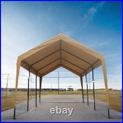 12x20 FT Outdoor Portable Garage Heavy Duty Ventilated Canopy Carports for Cars