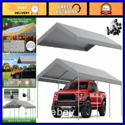 12x20 FT Waterproof Carport Canopy Top Cover Heavy Duty UV Protected, Easy Ins