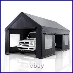 12x20 ft Carport Canopy Car Shelter Garage Heavy Duty Outdoor Party Shed Tent