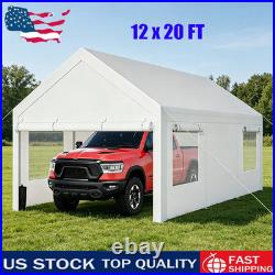 12x20 ft Carport Canopy Car Shelter Garage Heavy Duty Outdoor Party Shed Tent