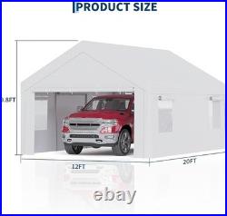 12x20 ft Carport Canopy Car Shelter Garage Heavy Duty Outdoor Party Shed Tent
