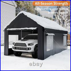 12x20 ft Carport Canopy Car Shelter Garage Heavy Duty Outdoor Party Shed Tent