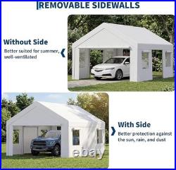 12x20 ft Carport Canopy Car Shelter Garage Heavy Duty Outdoor Party Shed Tent