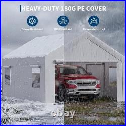 12x20 ft Carport Canopy Car Shelter Garage Heavy Duty Outdoor Party Shed Tent