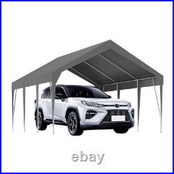 12x20FT Adjustable Carport Heavy Duty Outdoor Canopy Shelter Garage Storage Shed