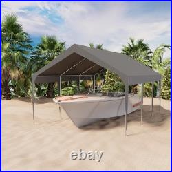 12x20FT Adjustable Carport Heavy Duty Outdoor Canopy Shelter Garage Storage Shed