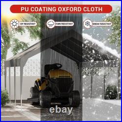 12x20FT Adjustable Carport Heavy Duty Outdoor Canopy Shelter Garage Storage Shed