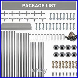 12x20FT Adjustable Carport Heavy Duty Outdoor Canopy Shelter Garage Storage Shed