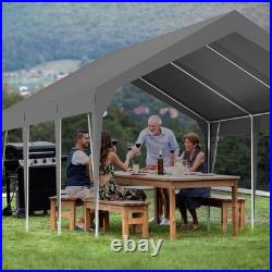 12x20FT Adjustable Carport Heavy Duty Outdoor Canopy Shelter Garage Storage Shed