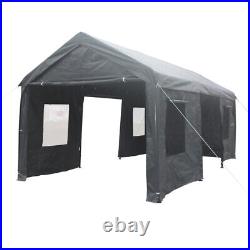 12x20ft Heavy Duty Outdoor Portable Garage Ventilated Canopy Carport Car Shelter