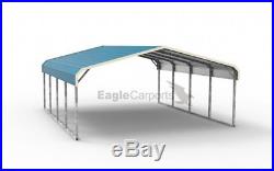 12x20x7 Arrow Shed ShelterLogic Metal Carport Canopy