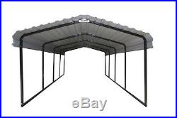 12x20x7 Arrow Shed ShelterLogic Metal Carport Canopy CPH122007 Wind & Snow Rated