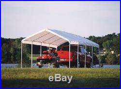 12x26 ShelterLogic Canopy 10 Leg Commercial Grade Carport Party Tent White 25770