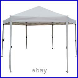 13 Ft. W x 13 Ft. D x 9.2ft Pop-Up Gazebo Tent Outdoor Canopy Hexagonal Canopies