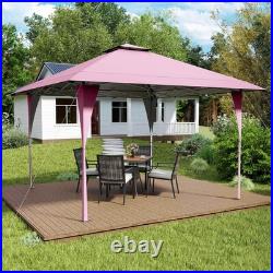 13 X 13 FT Pop up Gazebo Outdoor Canopy Tent with Portable Carrying Bag 8 Stakes