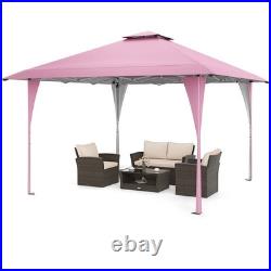 13 X 13 FT Pop up Gazebo Outdoor Canopy Tent with Portable Carrying Bag 8 Stakes
