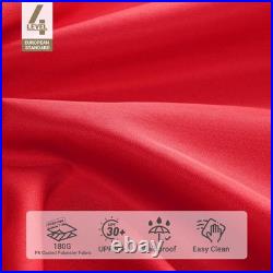 13' XL German Beech Wood Umbrella Patio Outdoor Garden Cafe Beach Yard Red