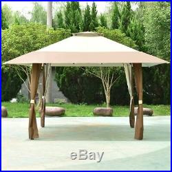 13' x 13' Foldable Awning Canopy Tent Gazebo Sun Rain Shelter Yard Garden Patio