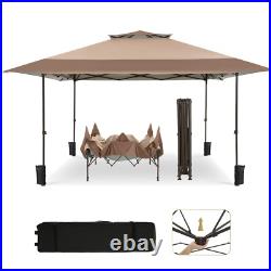 13 x 13ft EZ Pop Up Canopy Party Tent Heavy Duty Folding Gazebo Awning Shelter
