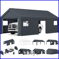 13' x 24' Outdoor Carport Heavy Duty Canopy Shed Portable Garage Storage Shelter