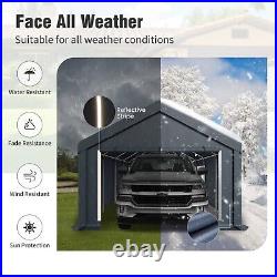 13' x 24' Outdoor Carport Heavy Duty Canopy Shed Portable Garage Storage Shelter