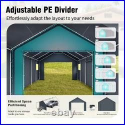 13' x 24' Outdoor Carport Heavy Duty Canopy Shed Portable Garage Storage Shelter