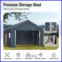 13' x 24' Outdoor Carport Heavy Duty Canopy Shed Portable Garage Storage Shelter