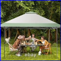 13 x Feet Pop-Up Patio Canopy Tent with Shelter and Wheeled Bag