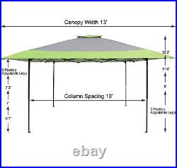 13'x13' Canopy Tent Pop-up Outdoor Gazebo Awning for Patio Event Green