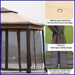 13'x13' Gazebo Pop Up Outdoor Easy Up Patio Portable Canopy Shelter withNetting US