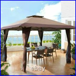 13' x13' UV Block Sun Shade Gazebo Canopy Gazebo Shade for Outdoor Patio/ Garden