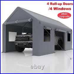 13'x20' 4 Roll-up Door Garage Shed Car Shelter Carport Canopy Outdoor Party Tent