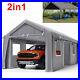 13-x20-Portable-Carport-Steel-Car-Canopy-Garage-Shelter-Tent-Sidewalls-Windows-01-fhc