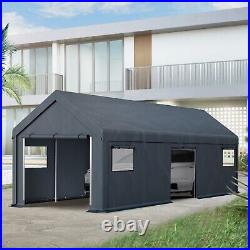 13'x24' Carport Outdoor Storage Shed Shelter Garage Heavy Duty Canopy Awning