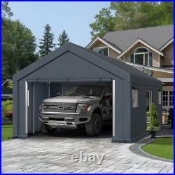 13'x24' Outdoor Carport Heavy Duty Storage Shed Shelter Garage Canopy Awning