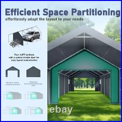 13'x24' Outdoor Carport Heavy Duty Storage Shed Shelter Garage Canopy Awning