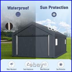 13'x24' Outdoor Carport Heavy Duty Storage Shed Shelter Garage Canopy Awning