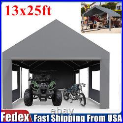 13'x25' Carport Canopy Carport Shelter Garage Heavy Duty Outdoor Party Shed Tent