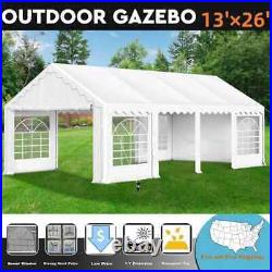 13'x26' Outdoor Gazebo Wedding Tent Canopy Carport Shelter Heavy Duty Party