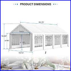 13'x26' Outdoor Gazebo Wedding Tent Canopy Carport Shelter Heavy Duty Party