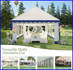 13'x26' Party Tent Heavy Duty Wedding Party Tent Outdoor Event Gazebo Canopy