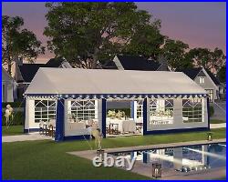 13'x26' Party Tent Heavy Duty Wedding Party Tent Outdoor Event Gazebo Canopy