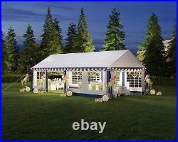 13'x26' Party Tent Heavy Duty Wedding Party Tent Outdoor Event Gazebo Canopy