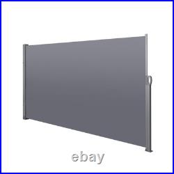 138'' x 71'' Roll-Up Side Awning, Multi-Functional Privacy Screen, -Resistant &