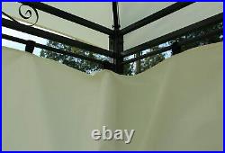 13x10 2-Tier Gazebo with Curtains Outdoor Patio Garden Pergola Arbor Cover Tent