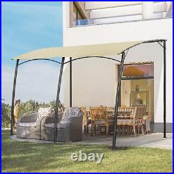 13x10ft Outdoor Patio Retractable Awning Canopy Metal Pergola Sun Shade Shelter
